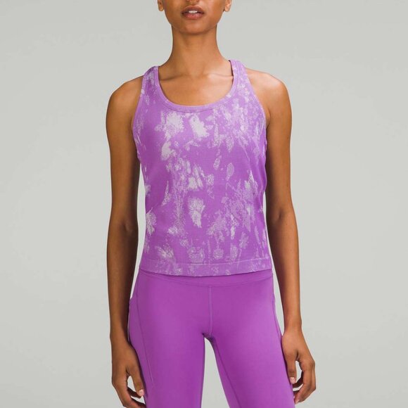 lululemon athletica Tops - Lululemon Siwftly Tech Race Length Purple Tank Top Race Length 4